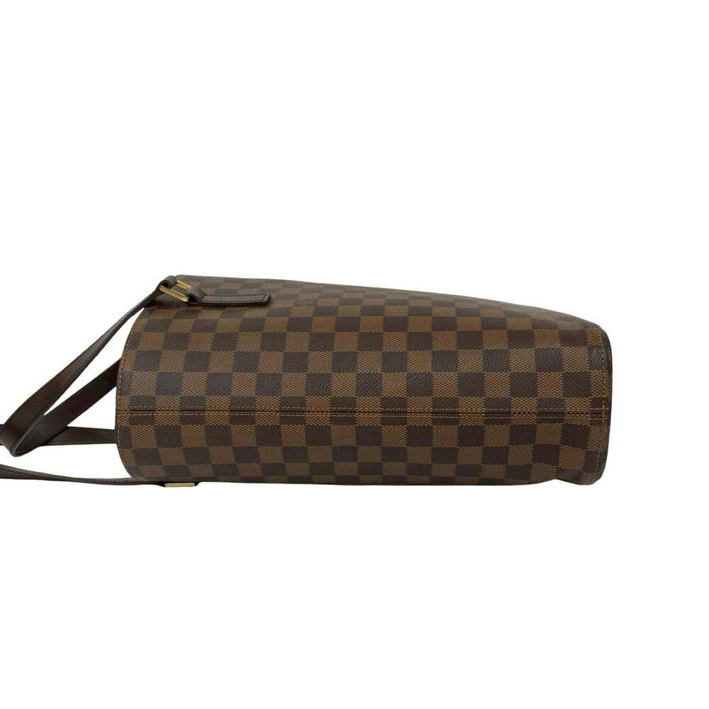LOUIS VUITTON Authentic Brown Damier Leather Tote Bag - Picture 5 of 10